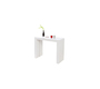Tavolo console allungabile colore bianco CALEB