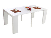 Tavolo console allungabile colore bianco CALEB