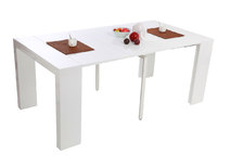 Tavolo console allungabile colore bianco CALEB