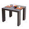 Tavolo console allungabile colore cioccolato CALEB