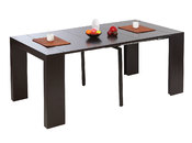 Tavolo console allungabile colore cioccolato CALEB