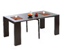 Tavolo console allungabile colore cioccolato CALEB