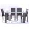 Tavolo da pranzo e 4 sedie design Banak