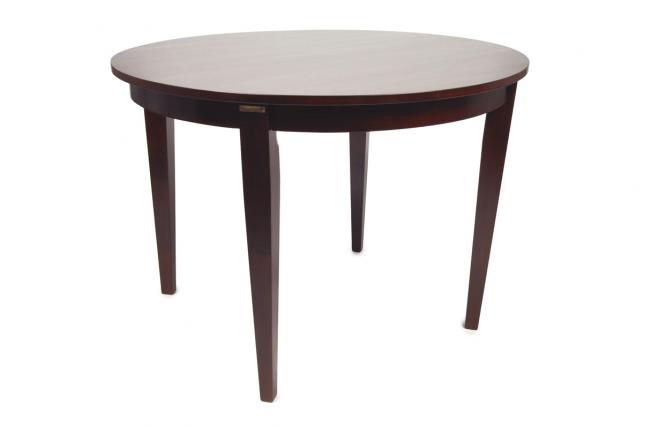 Tavolo da pranzo rotondo SARA - rovere malesia colore wenge