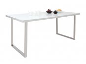 Tavolo design laccato bianco  HALIFAX