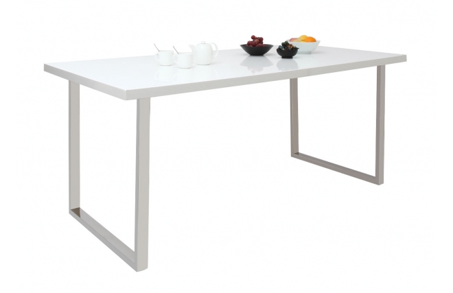 Tavolo design laccato bianco  HALIFAX