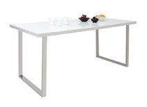 Tavolo design laccato bianco  HALIFAX