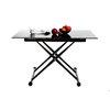 Tavolo design regolabile in altezza colore nero  NORA