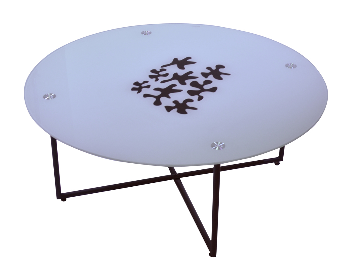 Tavolo tondo FLOWER � colore bianco