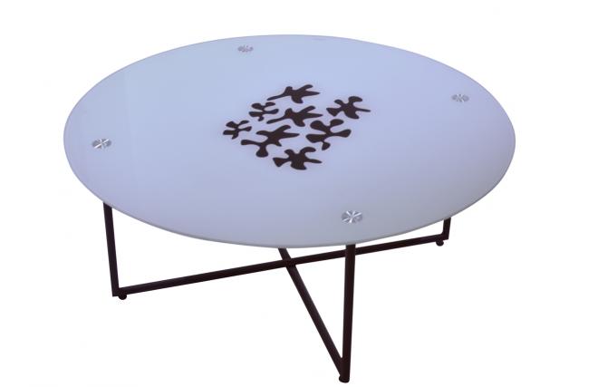 Tavolo tondo FLOWER � colore bianco