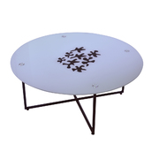 Tavolo tondo FLOWER � colore bianco image pub1