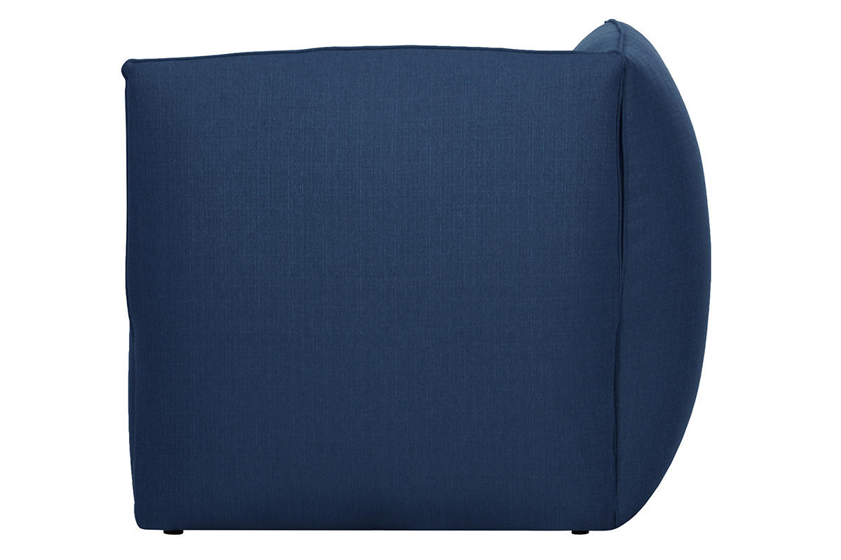 Angolo divano design in tessuto blu scuro MODULO
