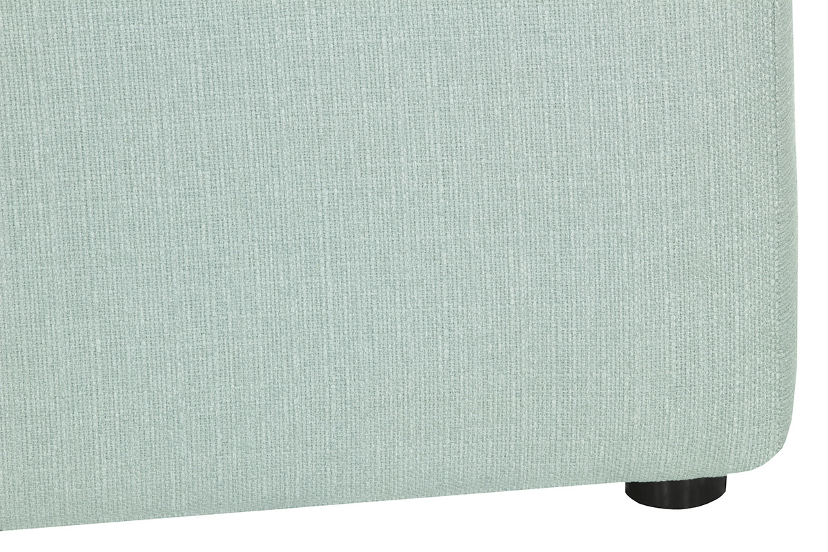 Angolo divano design in tessuto celeste MODULO