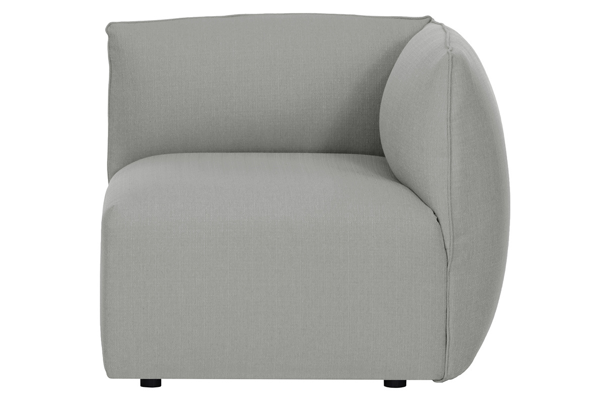 Angolo divano design in tessuto grigio MODULO