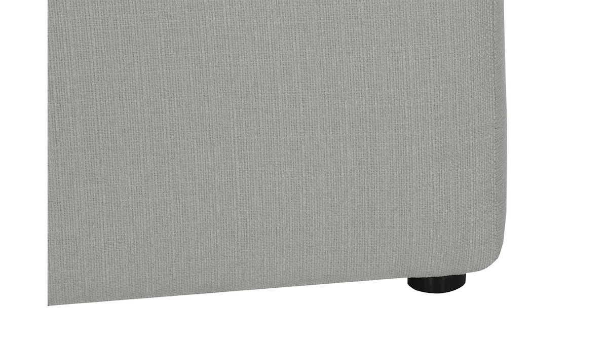 Angolo divano design in tessuto grigio MODULO