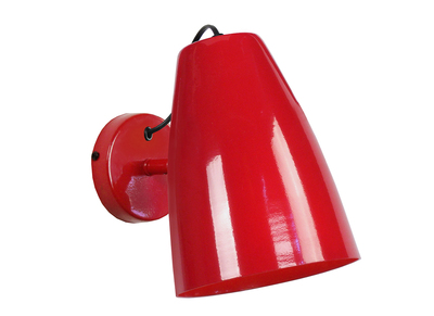 Applique da parete design in metallo Rosso FRIDAY