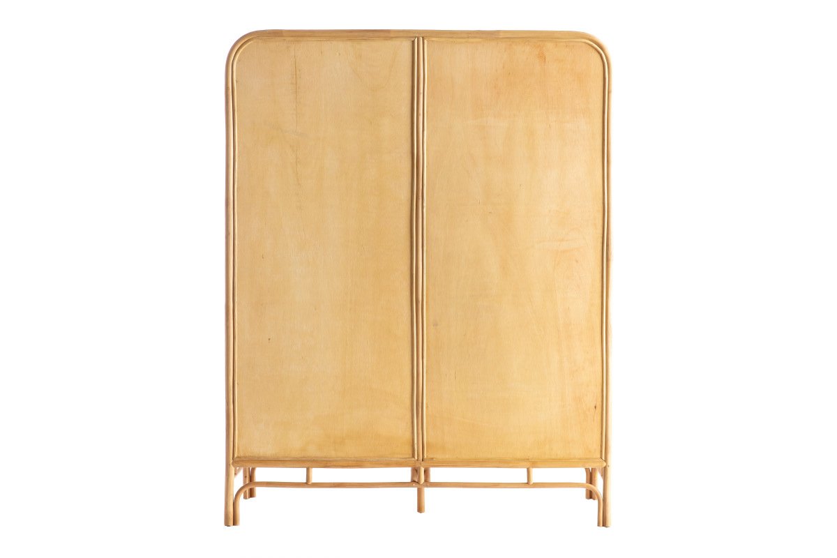 Armadio 2 ante in rattan L140 cm GALON