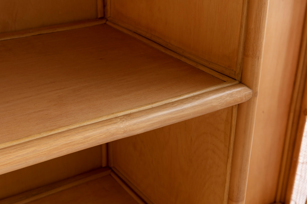 Armadio 2 ante in rattan L140 cm GALON