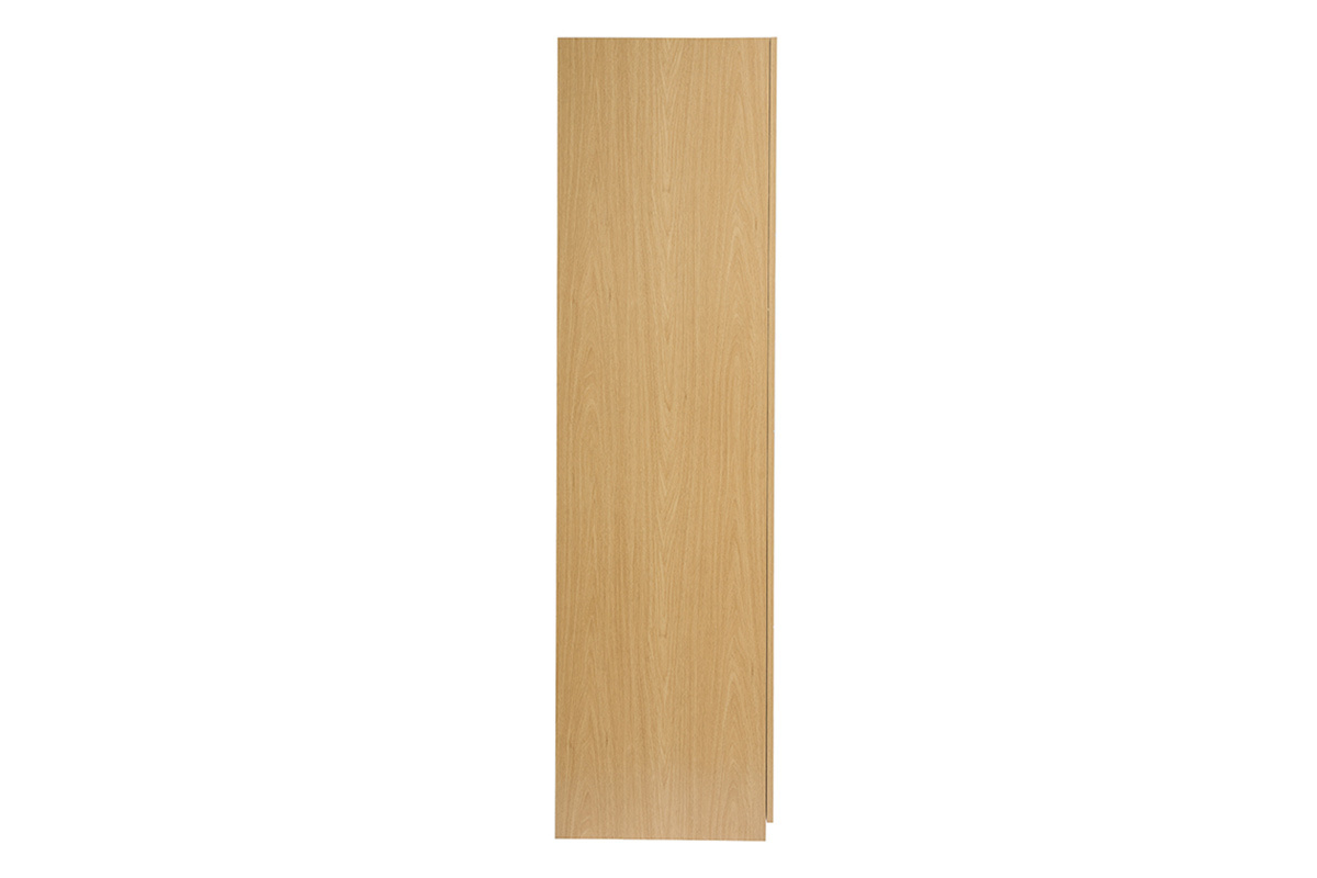Armadio con appendiabiti in finitura legno di quercia L90 cm GARENCE