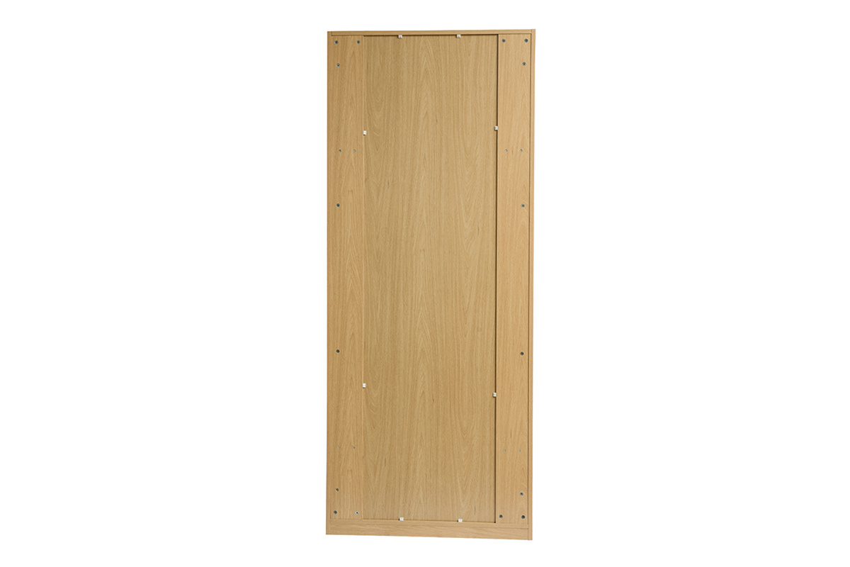 Armadio con appendiabiti in finitura legno di quercia L90 cm GARENCE
