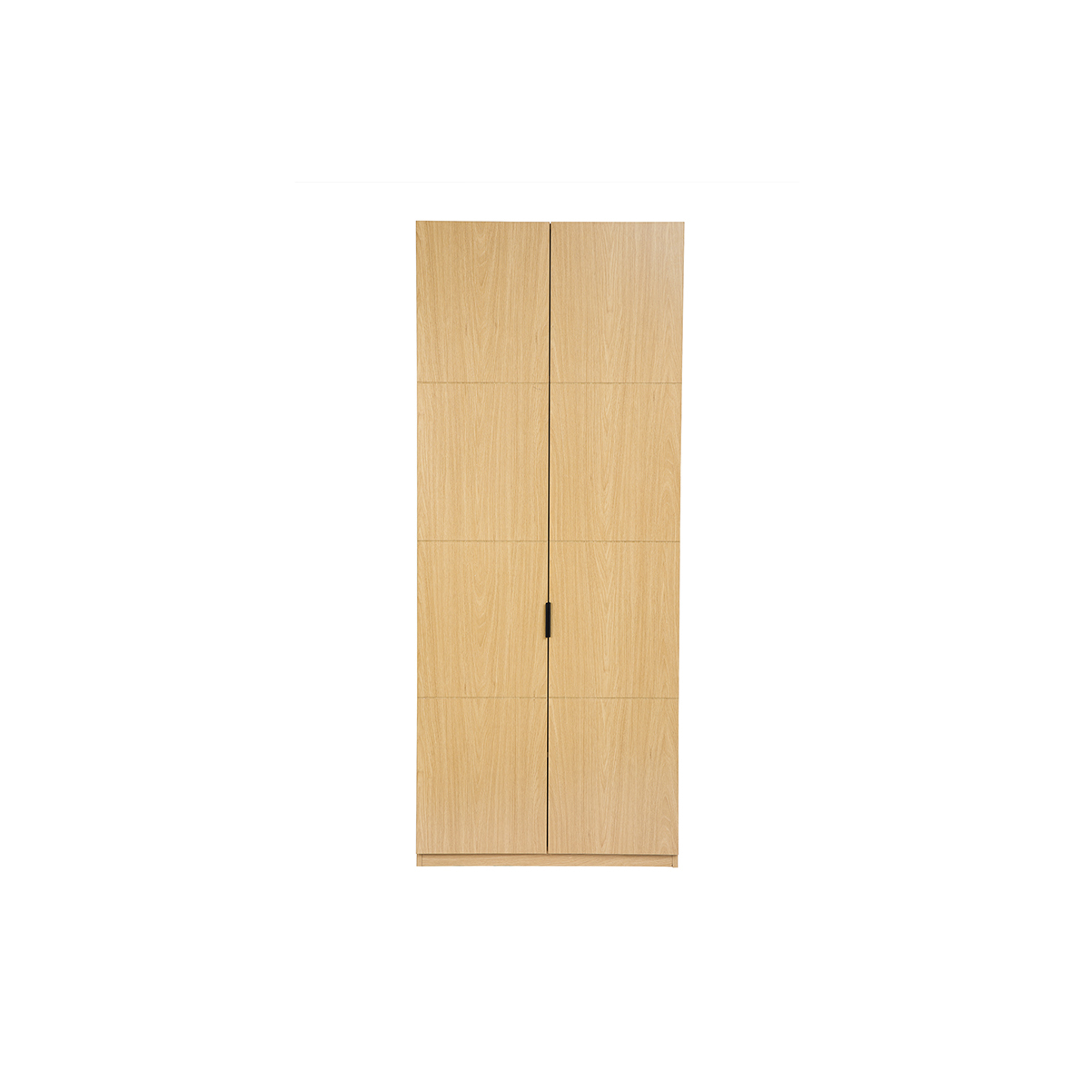 Armadio con appendiabiti in finitura legno di quercia L90 cm GARENCE