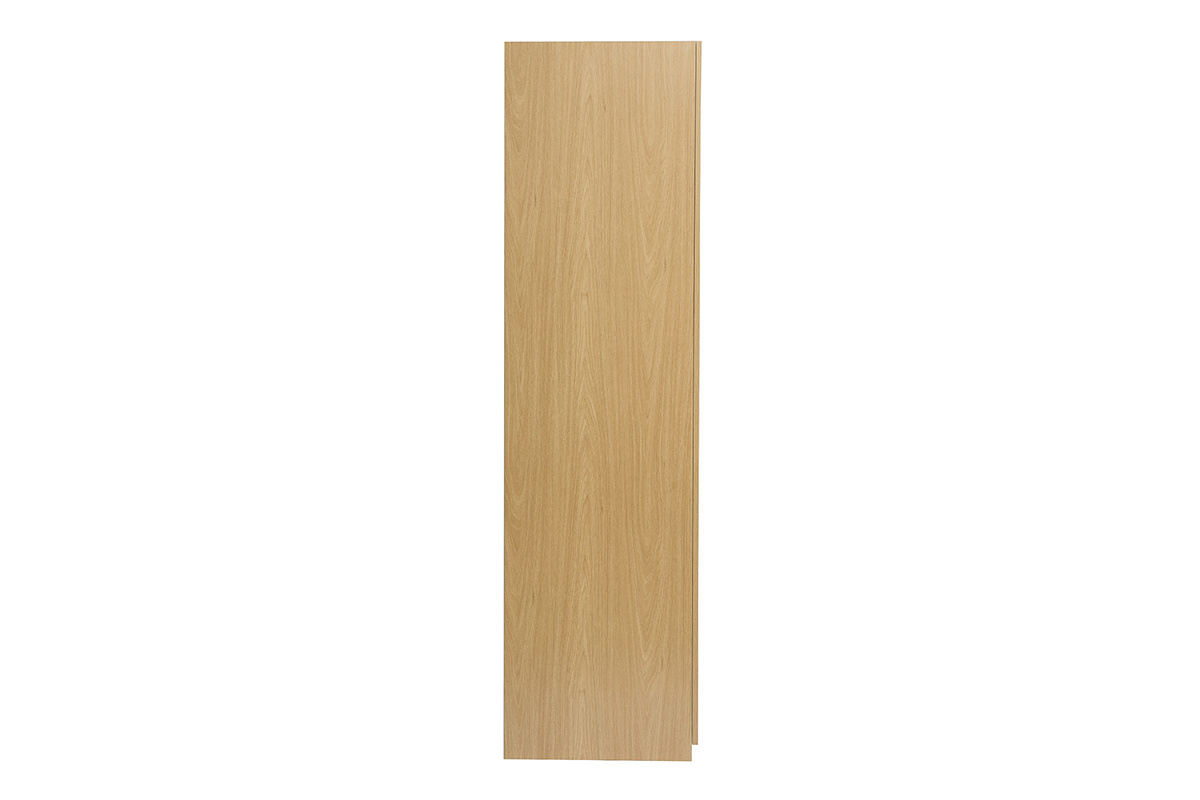Armadio con appendiabiti in finitura legno quercia L90 cm GARENCE