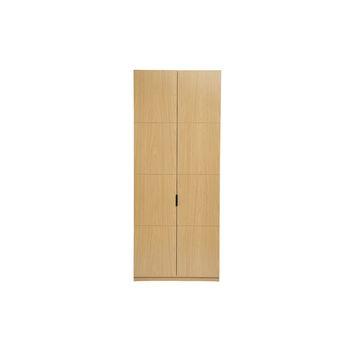 Armadio con appendiabiti in finitura legno quercia L90 cm GARENCE