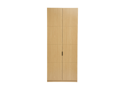 Armadio con appendiabiti in finitura legno quercia L90 cm GARENCE