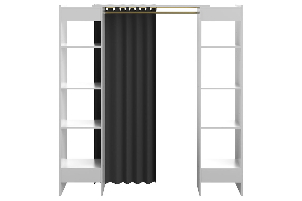 Armadio design con scompartimenti LOOM