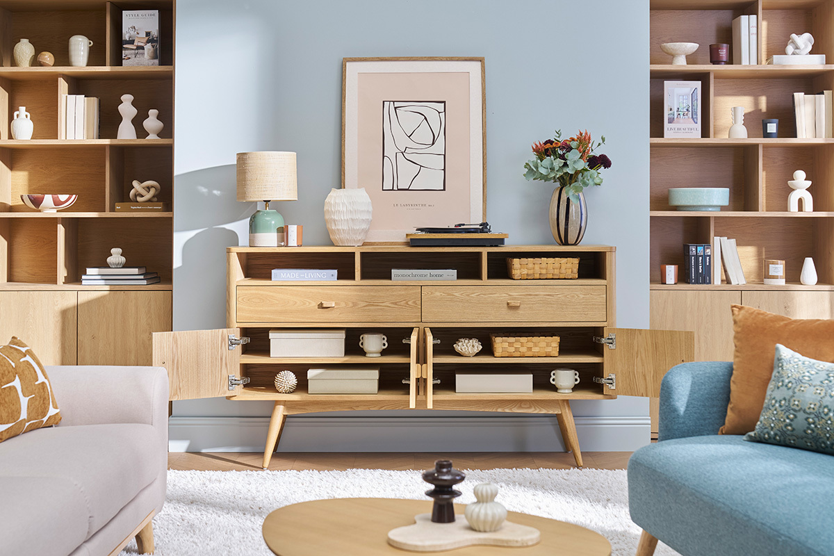 Buffet design 4 ante frassino NORDECO