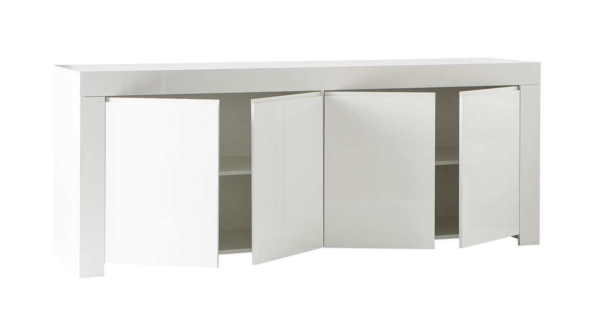 Buffet design 4 ante laccato bianco ERIA