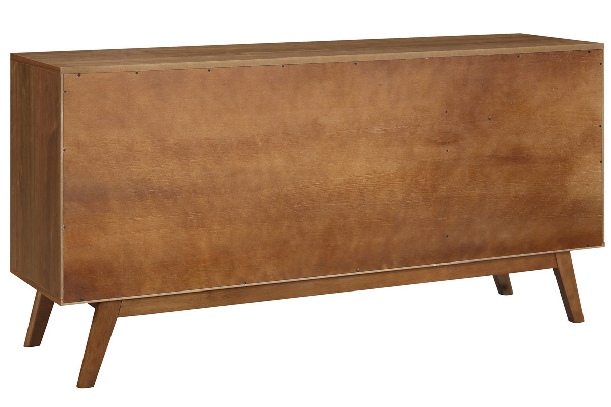 Buffet design grigio antracite e noce NEELA