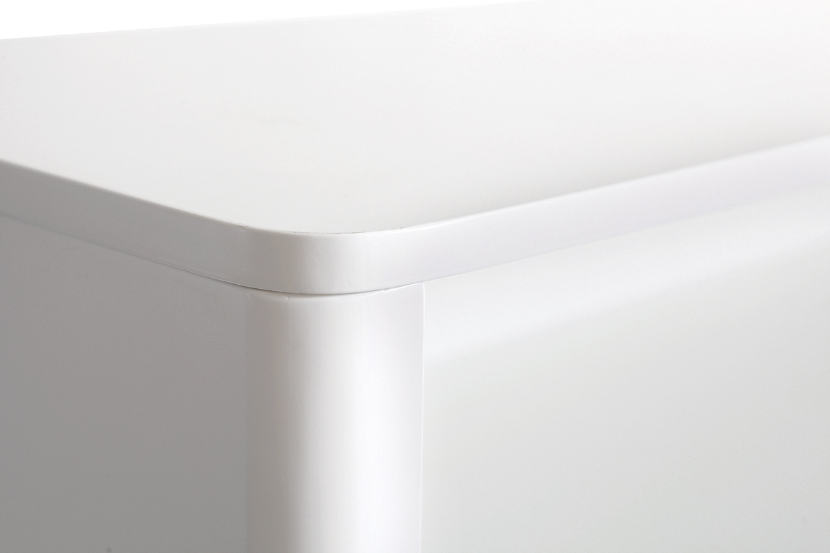Buffet design scandinavo bianco e legno TOTEM