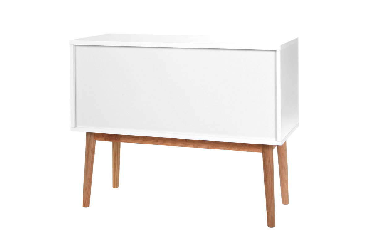 Buffet in legno naturale e bianco 2 ante GILDA