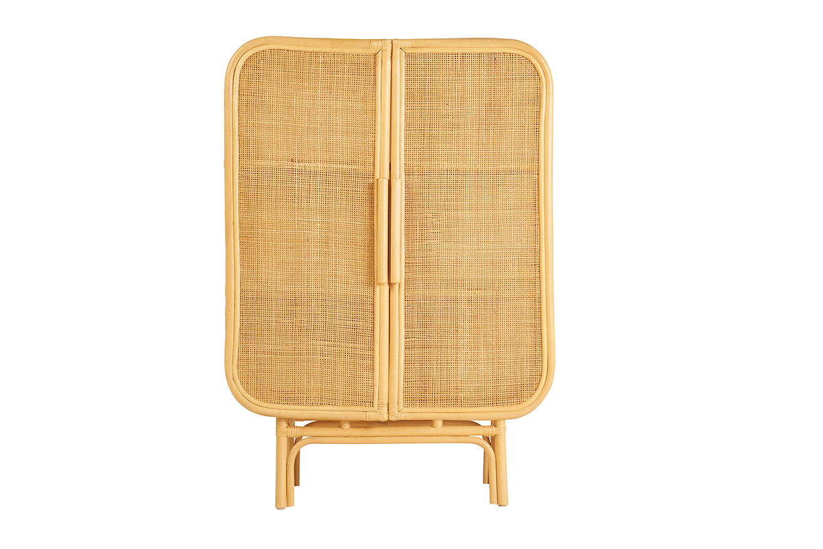 Buffet in rattan a 2 ante L80 cm LUWAK