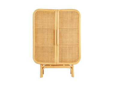 Buffet in rattan a 2 ante L80 cm LUWAK