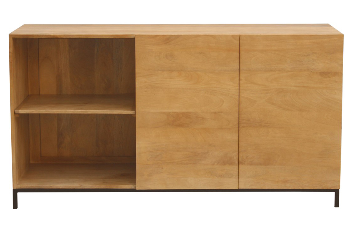 Buffet industriale legno di mango e metallo YPSTER