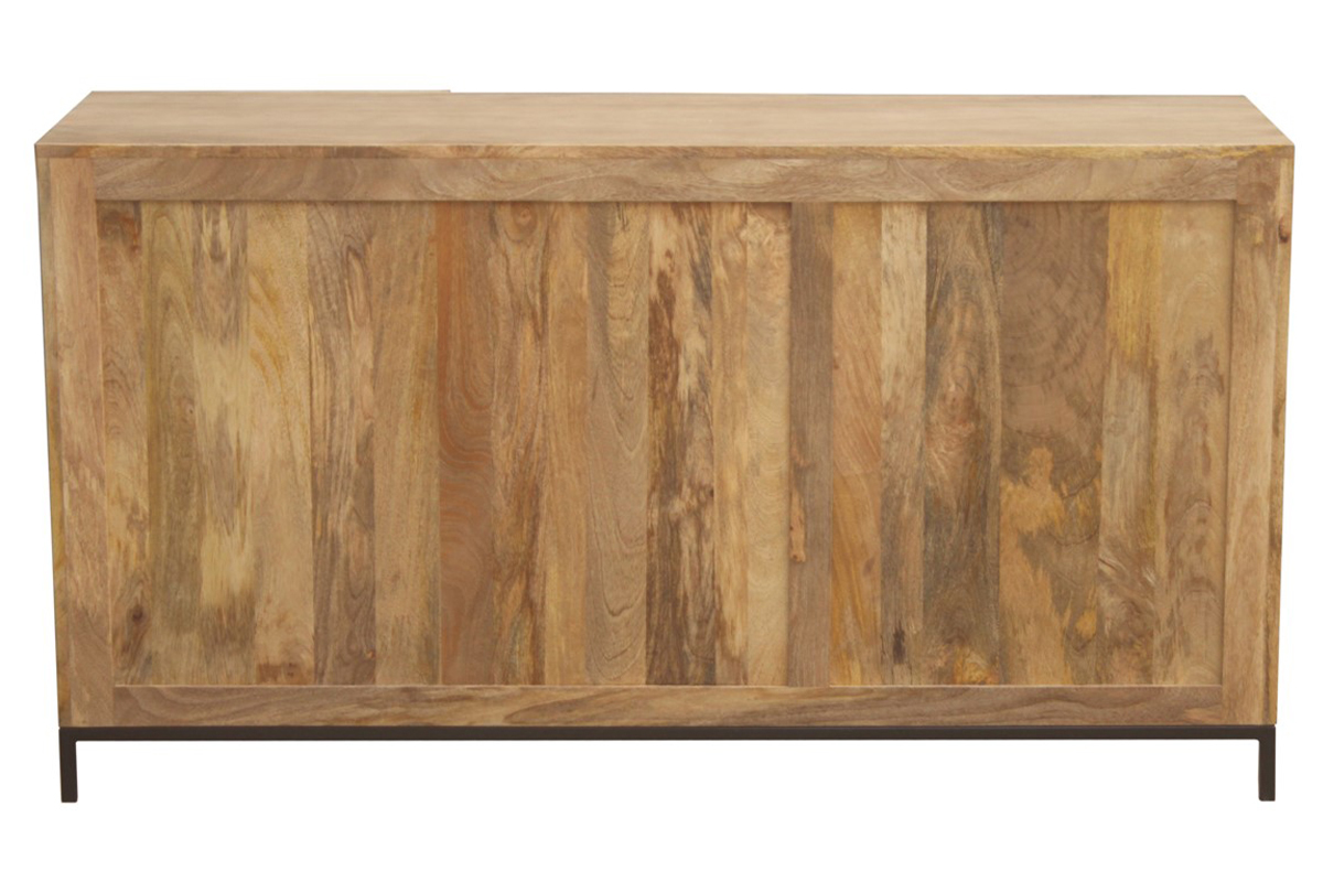 Buffet industriale legno di mango e metallo YPSTER