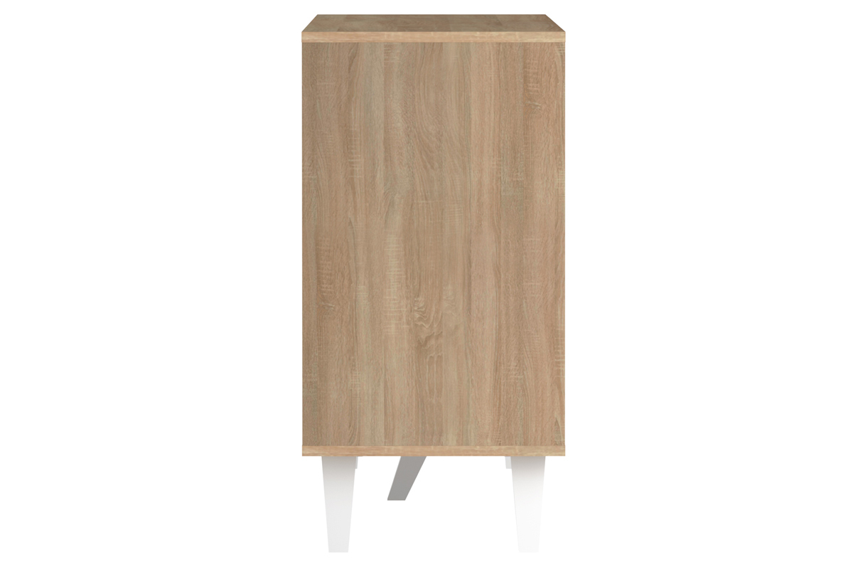 Buffet scandinavo legno e bianco ORIGAMI