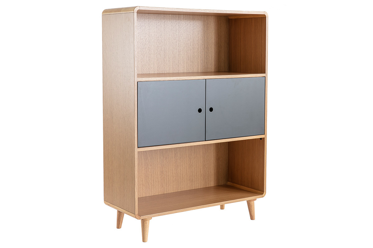 Buffet scandinavo quercia chiaro e grigio COPENHAGUE