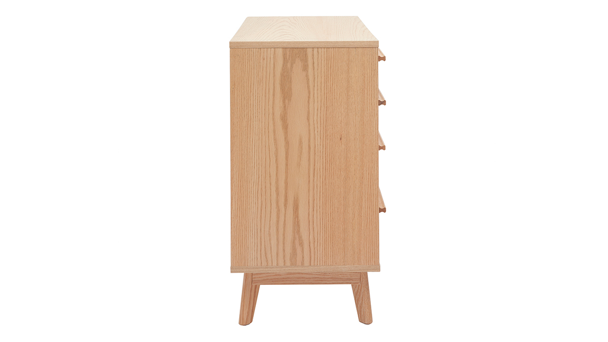 Cassettiera 4 cassetti design scandinavo HELIA