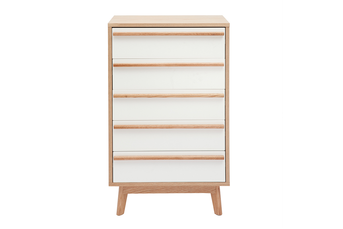 Cassettiera 5 cassetti design scandinavo HELIA