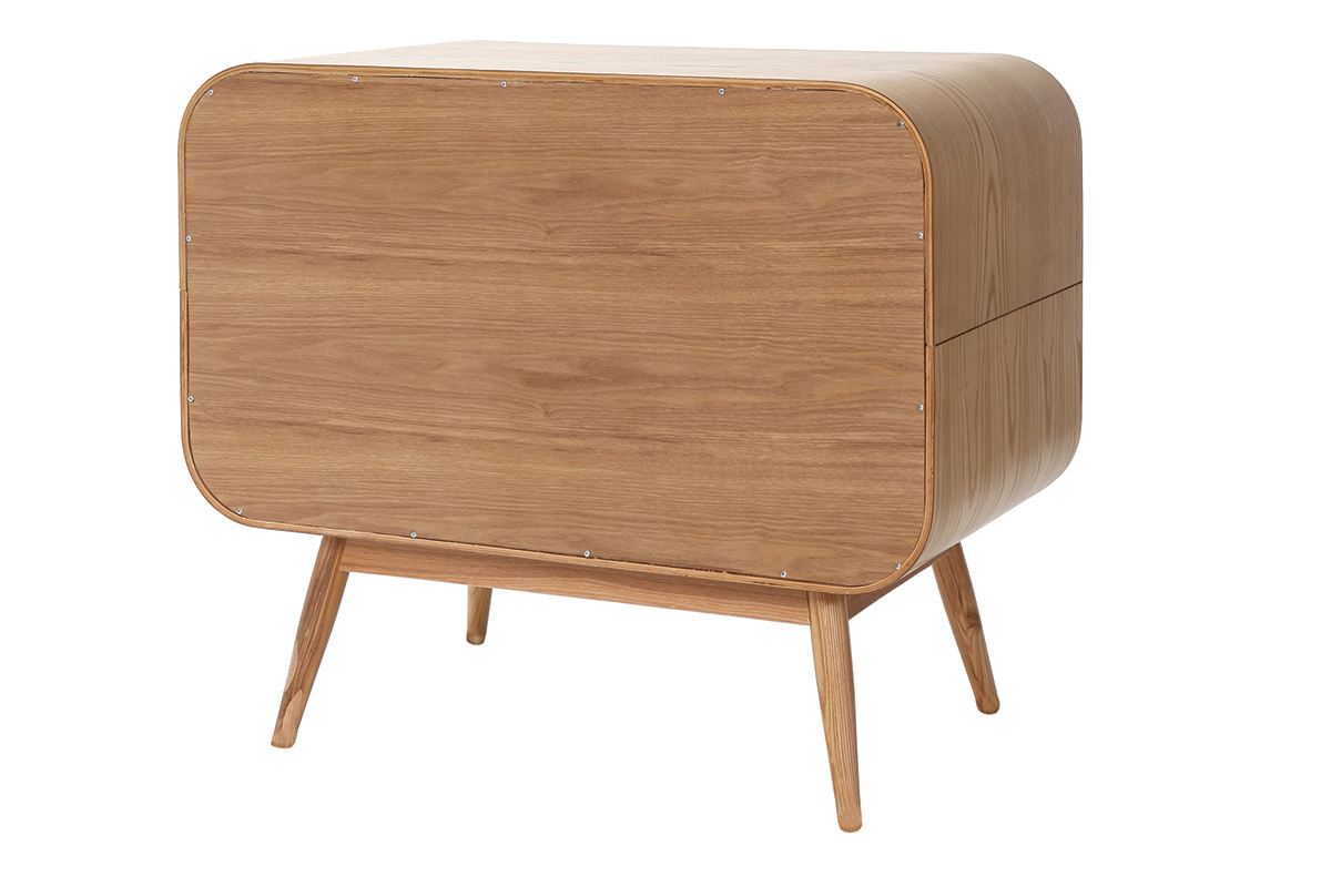 Cassettiera design frassino 3 cassetti BJORG