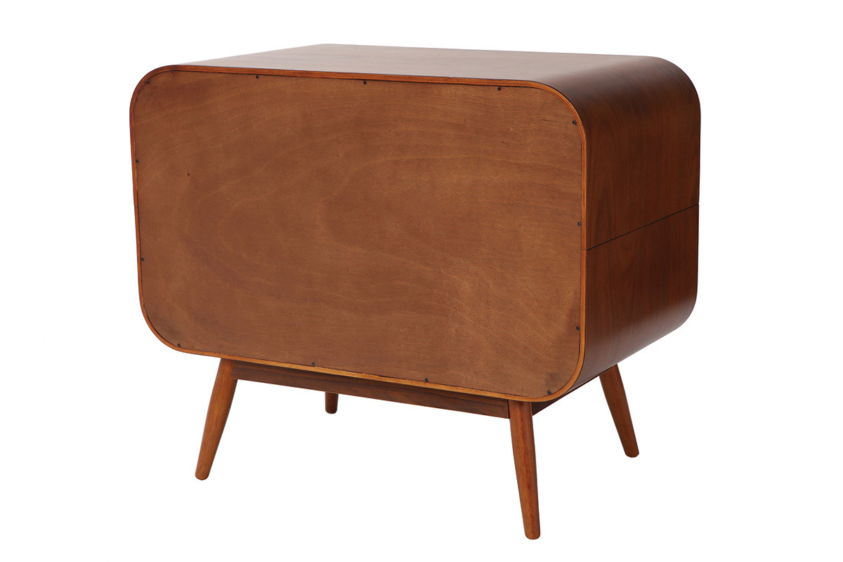 Cassettiera design noce 3 cassetti BJORG