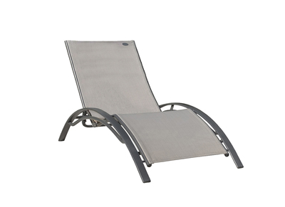 Chaise longue di design grigia SIERRA - Chaise longue di design grigia SIERRA