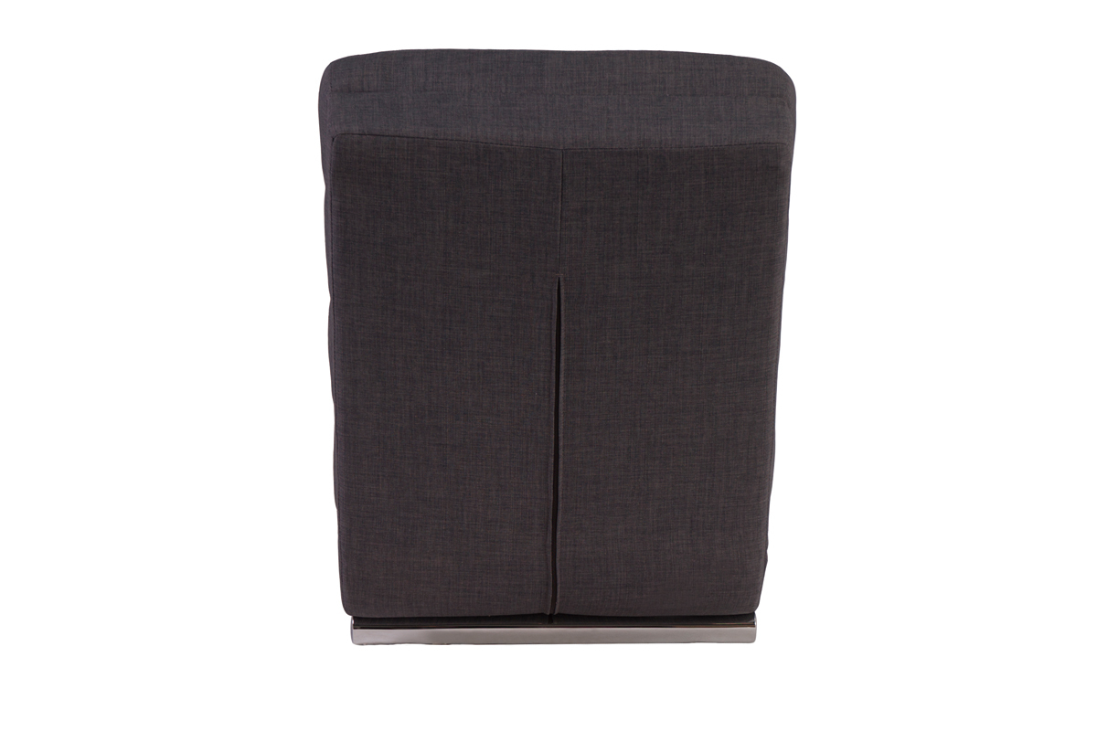 Chaise longue / poltrona design grigio TAYLOR