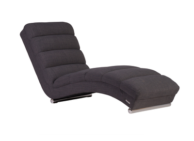 Chaise longue / poltrona design grigio TAYLOR