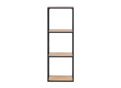 Colonna industriale a muro in metallo e legno H108 cm - TRESCA - Colonna industriale a muro in metallo e legno H108 cm - TRESCA