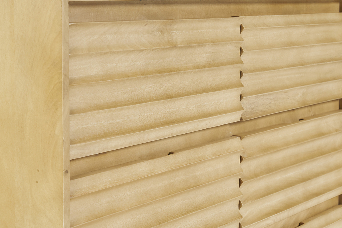 Com in legno di mango massiccio, 6 cassetti L110 MATCHA