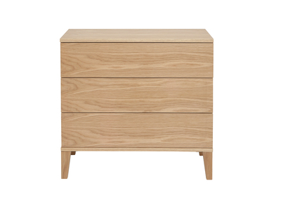 Comò scandinavo 3 cassetti legno chiaro FREDDY